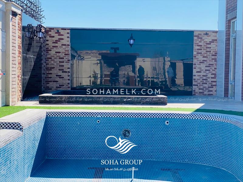 500 متر باغ ویلای نقلی و مدرن در مهرچین ملارد 