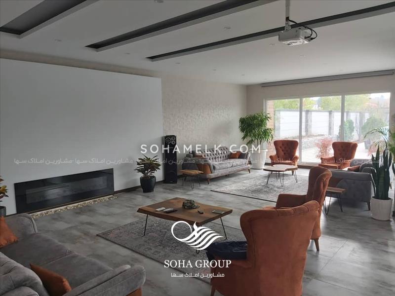 1000 متر باغ ویلای مدرن و زیبا در شهرک زعفرانیه جنوب کردان کرج