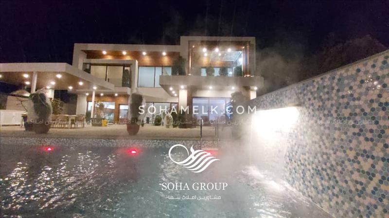 1000 متر باغ ویلای مدرن و زیبا در شهرک زعفرانیه جنوب کردان کرج