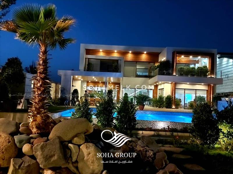 1000 متر باغ ویلای مدرن و زیبا در شهرک زعفرانیه جنوب کردان کرج