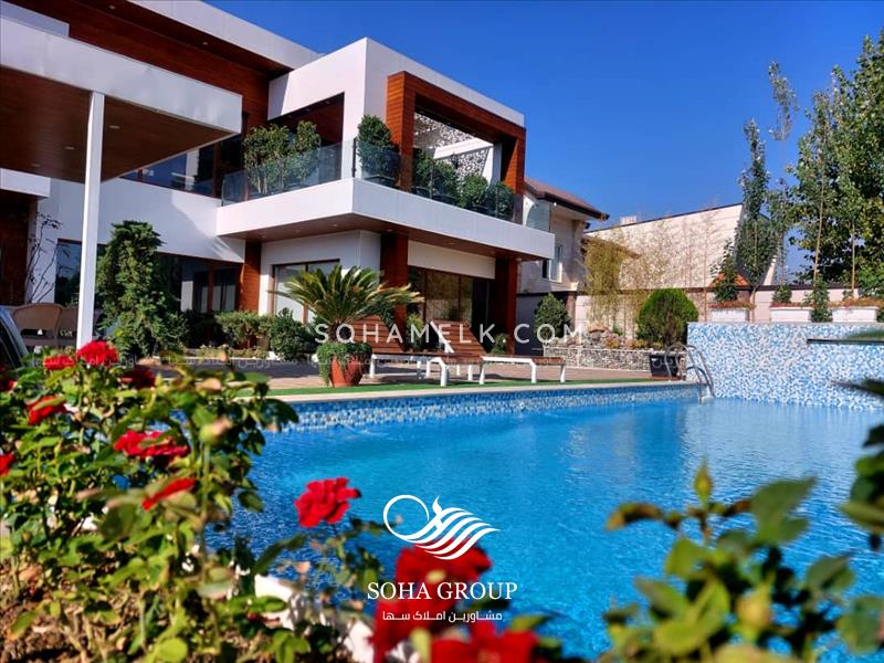 1000 متر باغ ویلای مدرن و زیبا در شهرک زعفرانیه جنوب کردان کرج
