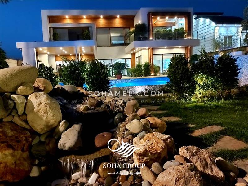 1000 متر باغ ویلای مدرن و زیبا در شهرک زعفرانیه جنوب کردان کرج