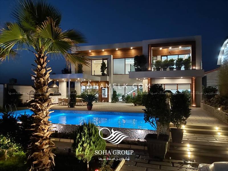 1000 متر باغ ویلای مدرن و زیبا در شهرک زعفرانیه جنوب کردان کرج