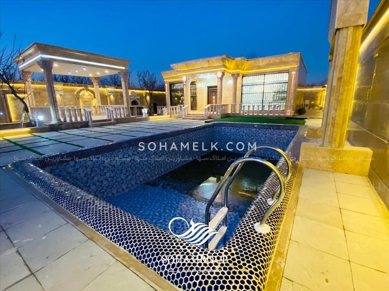 800 متر ویلا لوکس و شکیل در منطقه ویلایی نشین یبارک