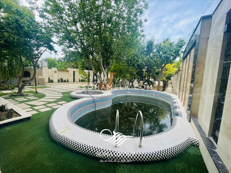 1000 متر باغ ویلای لوکس و زیبا در منطقه ویلایی نشین قشلاق ملارد