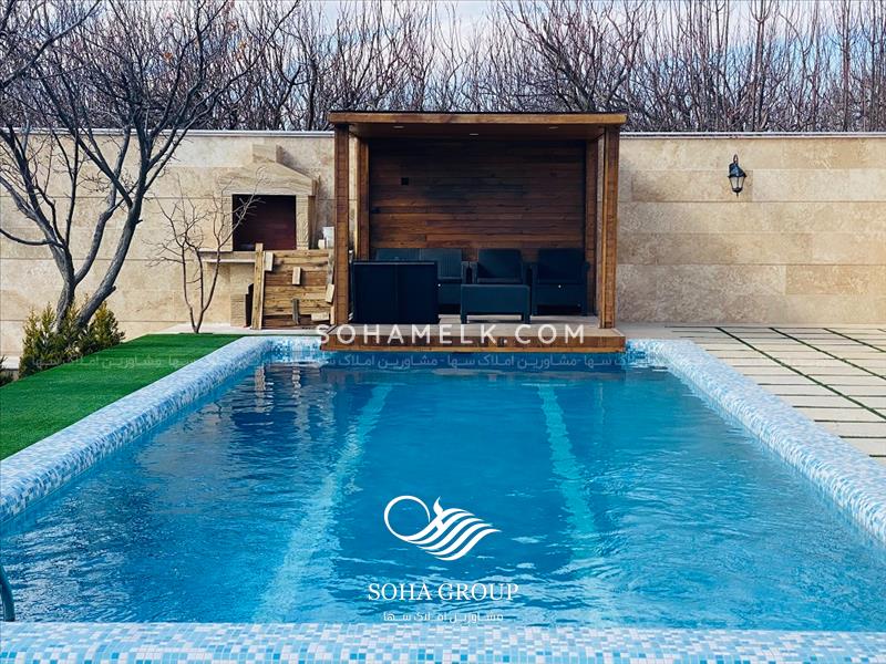 1100 متر باغ ویلای مشجر در منطقه باغ ویلایی ملارد ویلای شمالی 