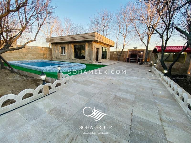 500 متر باغ ویلای نقلی در مهرچین ملارد 