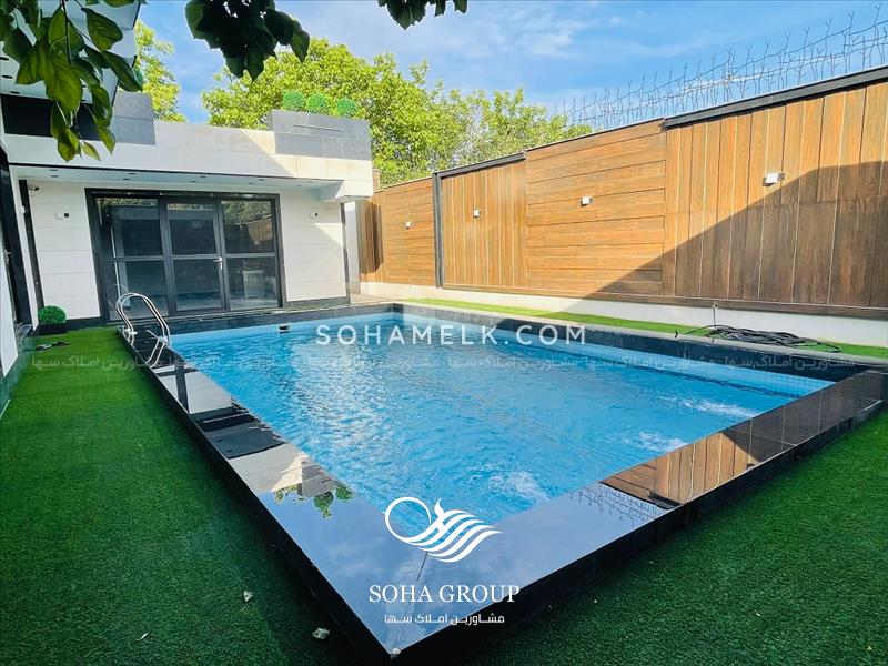 1700 متر باغ ویلای فوق العاده زیبا با طراحی مدرن در لم آباد ملارد