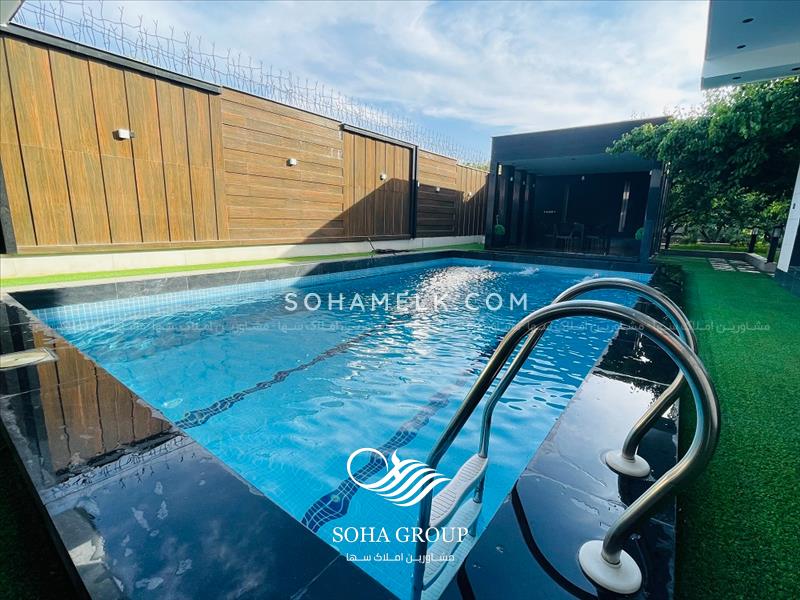 1700 متر باغ ویلای فوق العاده زیبا با طراحی مدرن در لم آباد ملارد