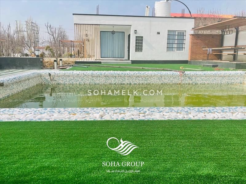 2200 متر باغ ویلا ی لوکس در  دهکده ویلای کردزار شهریار 