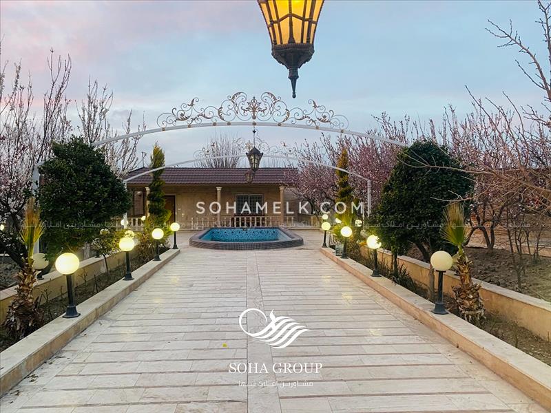 2000 متر باغ ویلای آباد  در محدوده باغات کردامیر شهریار