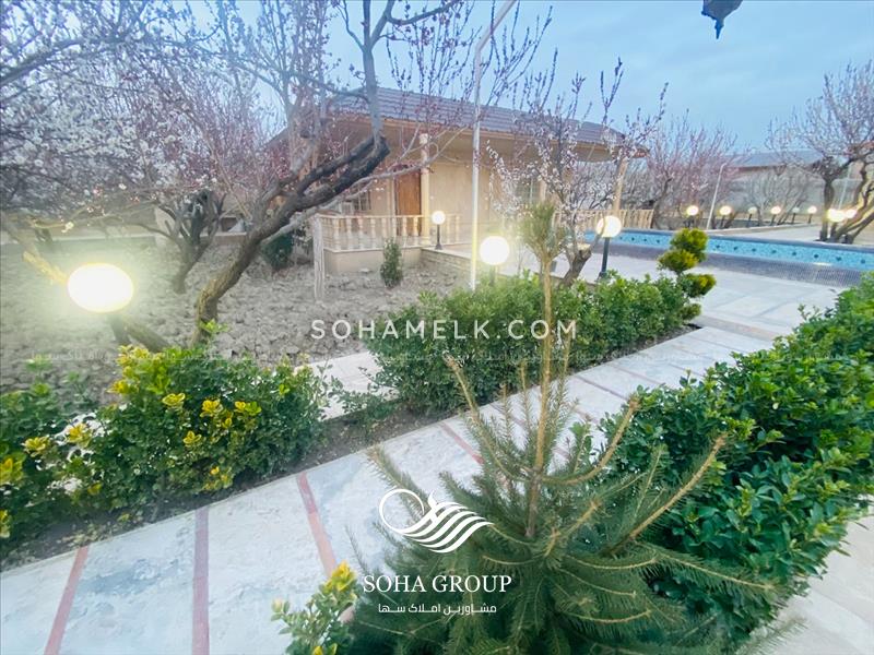 2000 متر باغ ویلای آباد  در محدوده باغات کردامیر شهریار