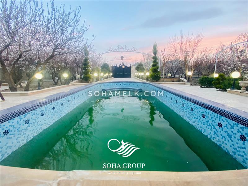 2000 متر باغ ویلای آباد  در محدوده باغات کردامیر شهریار