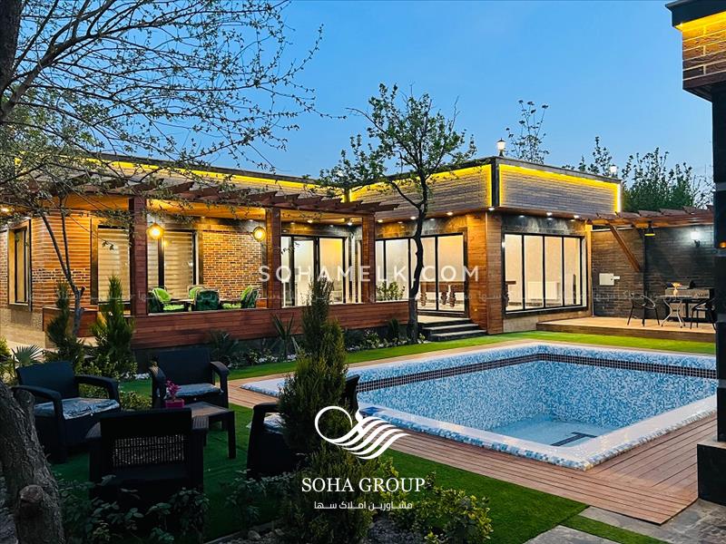 فروش باغ ویلای فوق العاده زیبا و مدرن در لم آباد ملارد 