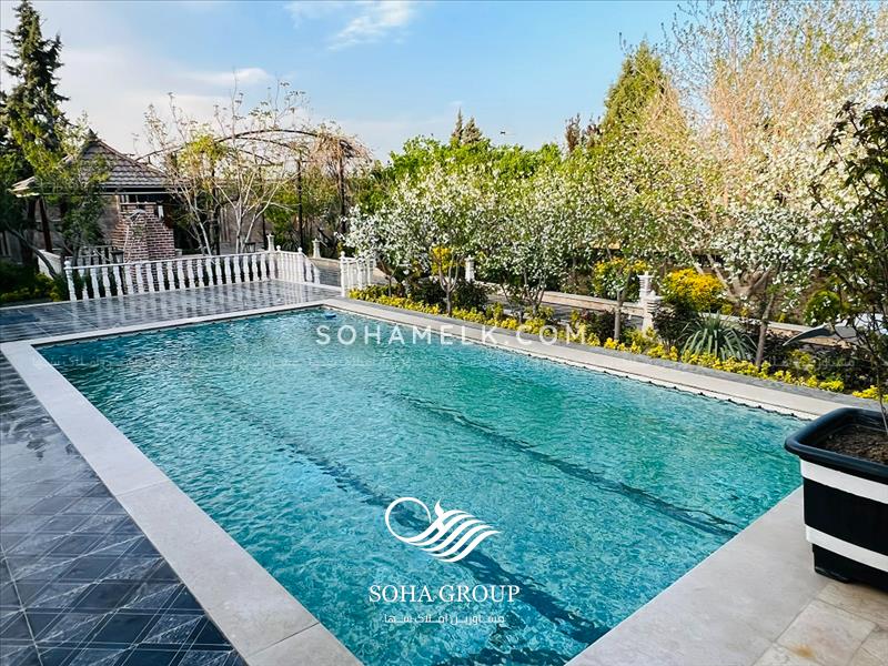 1500متر باغ ویلای لوکس وکلاسیک درمنطقه  ویلانشین ملارد ویلای جنوبی