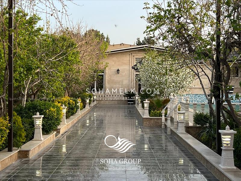 1500متر باغ ویلای لوکس وکلاسیک درمنطقه  ویلانشین ملارد ویلای جنوبی