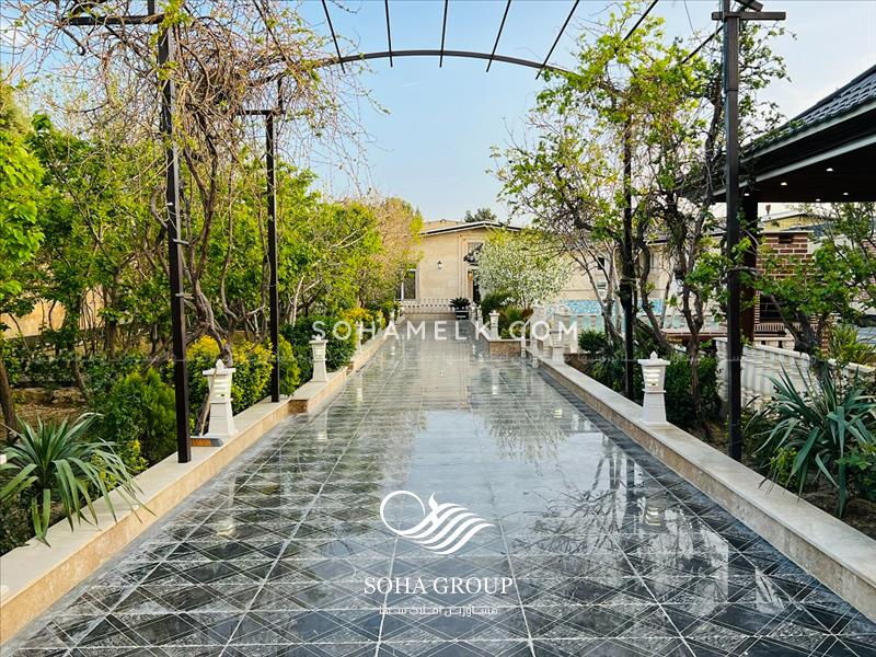 1500متر باغ ویلای لوکس وکلاسیک درمنطقه  ویلانشین ملارد ویلای جنوبی