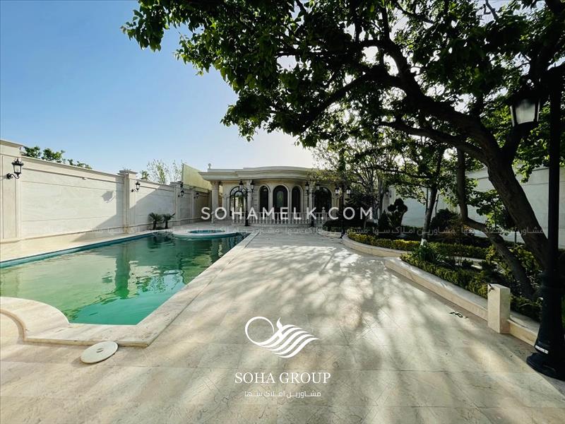 1400متر باغ ویلای فوق العاده زیبا با طراحی  کلاسیک در شهریار