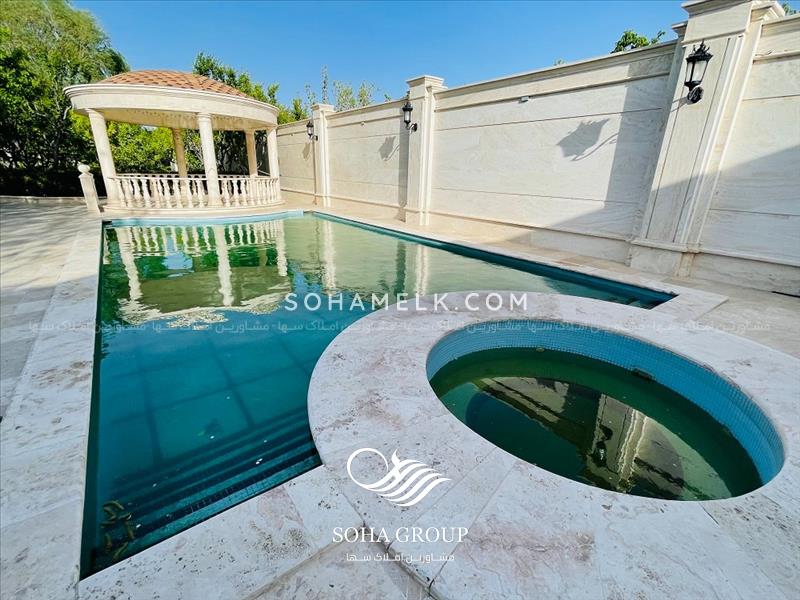 1400متر باغ ویلای فوق العاده زیبا با طراحی  کلاسیک در شهریار