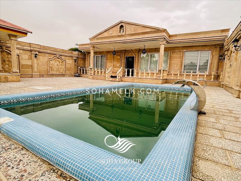 800متر باغ ویلا لوکس وکلاسیک دردهکده ویلایی  کردزار