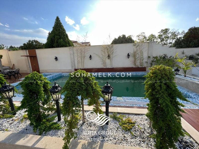 باغ ویلای فوق العاده لوکس و زیبا در شهرک زعفرانیه جنوب کردان کرج 