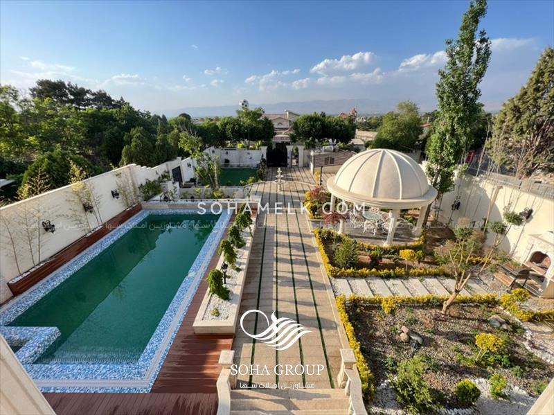 باغ ویلای فوق العاده لوکس و زیبا در شهرک زعفرانیه جنوب کردان کرج 