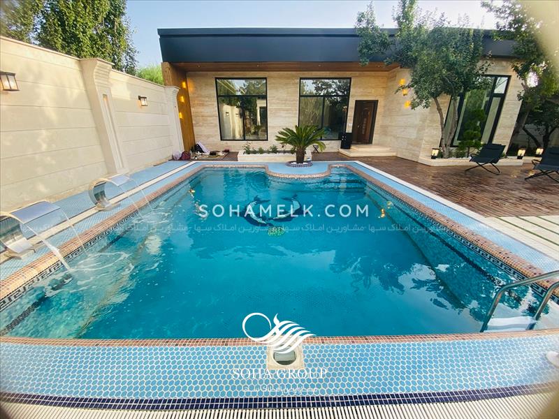 800متر باغ ویلا مدرن در دهکده ویلایی کردزار