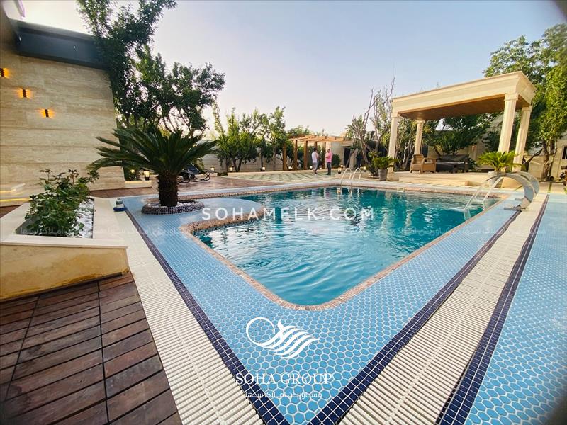 800متر باغ ویلا مدرن در دهکده ویلایی کردزار