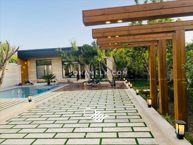 800متر باغ ویلا مدرن در دهکده ویلایی کردزار