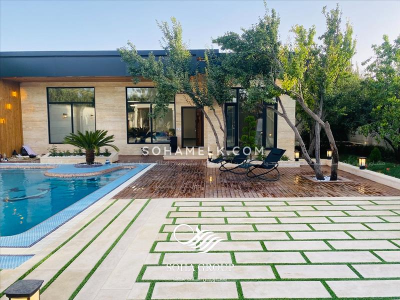 800متر باغ ویلا مدرن در دهکده ویلایی کردزار