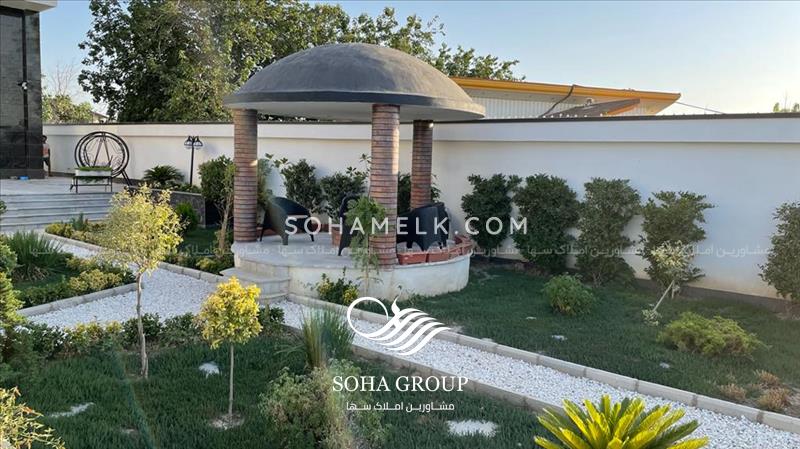 1000متر باغ ویلا لوکس ومدرن در شهرک زعفرانیه جنوب کردان 