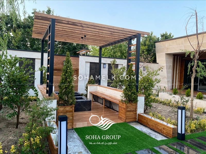 500متر باغ ویلا مدرن نقلی فوق العاده زیبا در ملار د