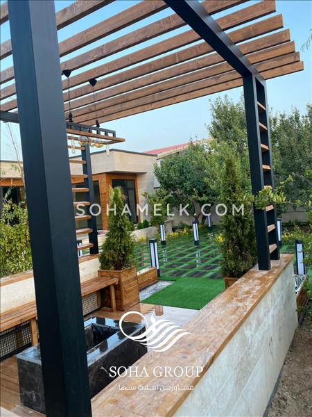 500متر باغ ویلا مدرن نقلی فوق العاده زیبا در ملار د