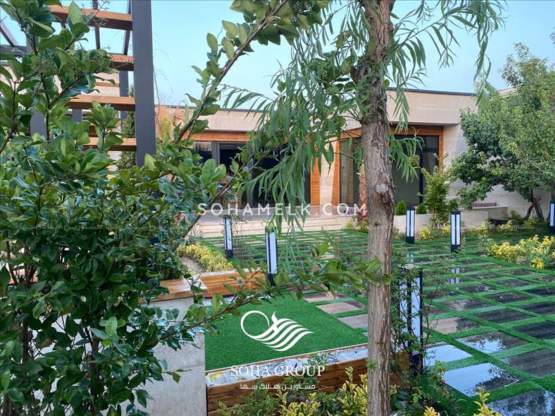 500متر باغ ویلا مدرن نقلی فوق العاده زیبا در ملار د