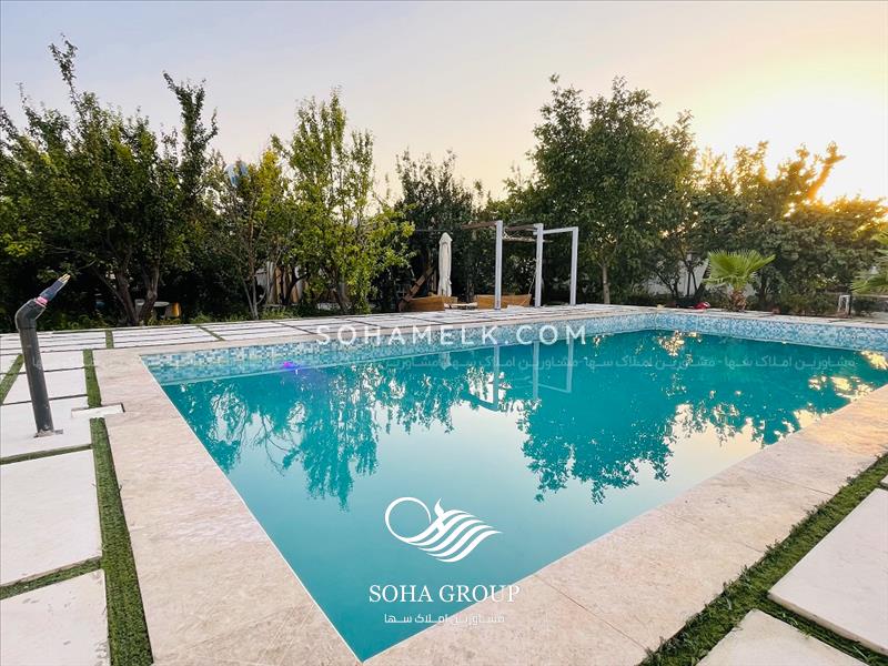 1000متر باغ ویلا کلاسیک و شیک در دهکده ویلایی کردزار