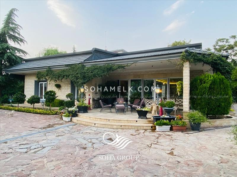 رهن و اجاره سالانه  4600 متر باغ ویلا فوق العاده سرسبزو زیبا درمحمدشهر کرج