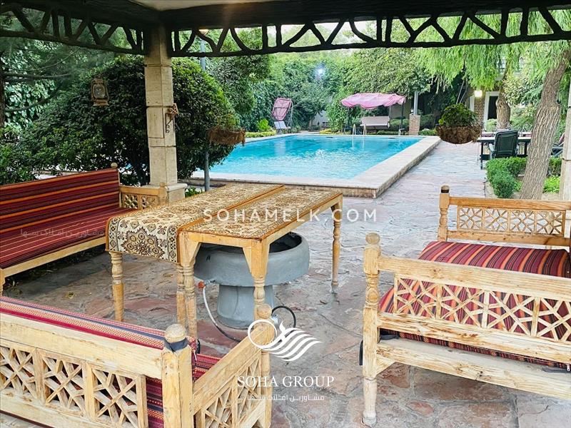 رهن و اجاره سالانه  4600 متر باغ ویلا فوق العاده سرسبزو زیبا درمحمدشهر کرج