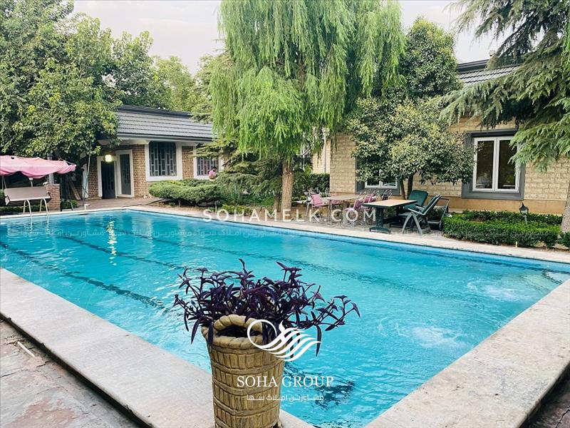 رهن و اجاره سالانه  4600 متر باغ ویلا فوق العاده سرسبزو زیبا درمحمدشهر کرج