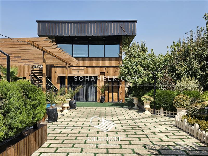 1000متر باغ ویلا مدرن و لوکس در دهکده ویلایی کردزار