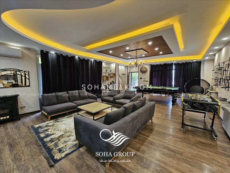 1000متر باغ ویلا مدرن و لوکس در دهکده ویلایی کردزار