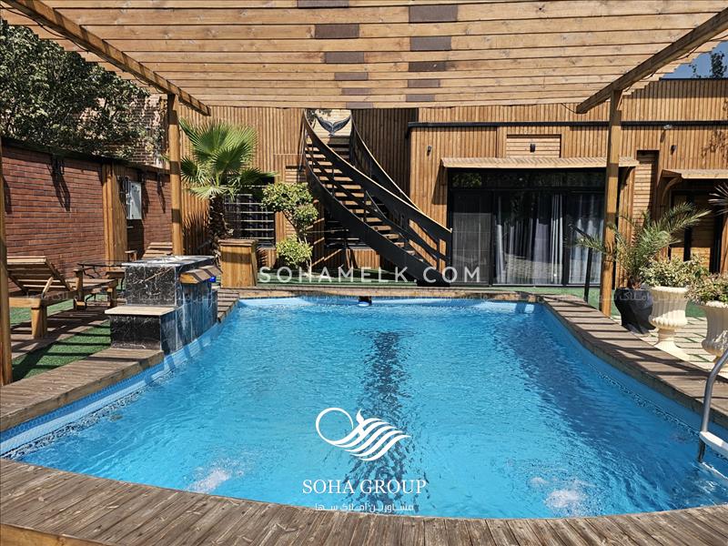 1000متر باغ ویلا مدرن و لوکس در دهکده ویلایی کردزار