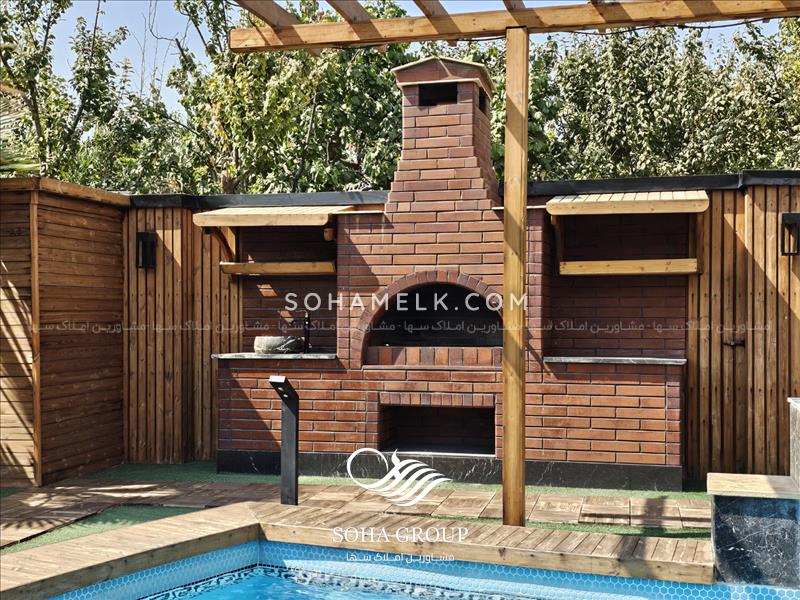 1000متر باغ ویلا مدرن و لوکس در دهکده ویلایی کردزار