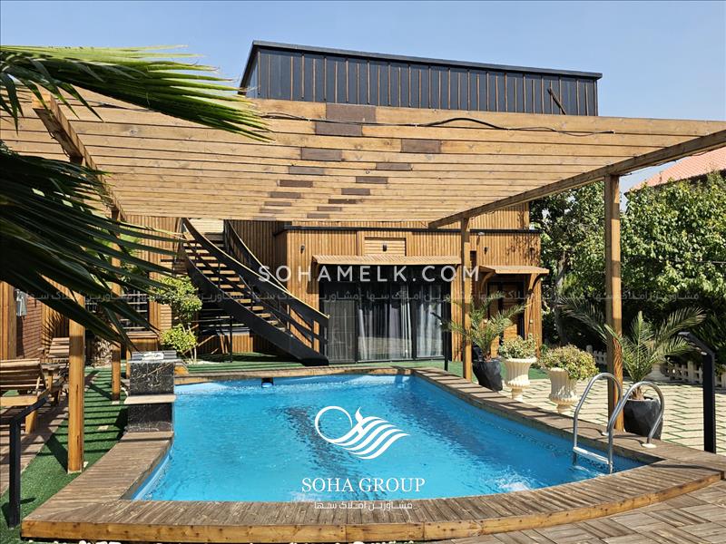 1000متر باغ ویلا مدرن و لوکس در دهکده ویلایی کردزار