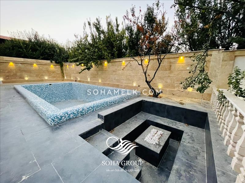 980متر باغ ویلا کلاسیک در دهکده ویلایی کردزار