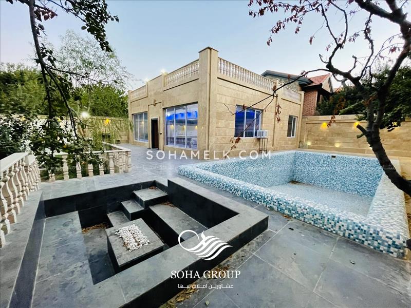 980متر باغ ویلا کلاسیک در دهکده ویلایی کردزار