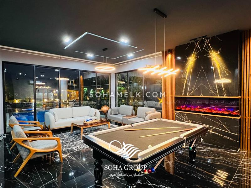 1100متر باغ ویلا لاکچری و مدرن در دهکده ویلایی کردزار