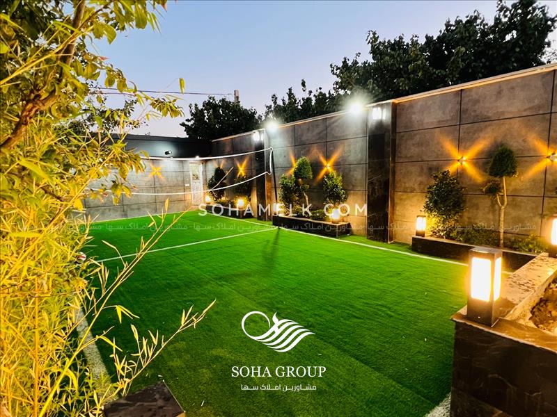 1100متر باغ ویلا لاکچری و مدرن در دهکده ویلایی کردزار