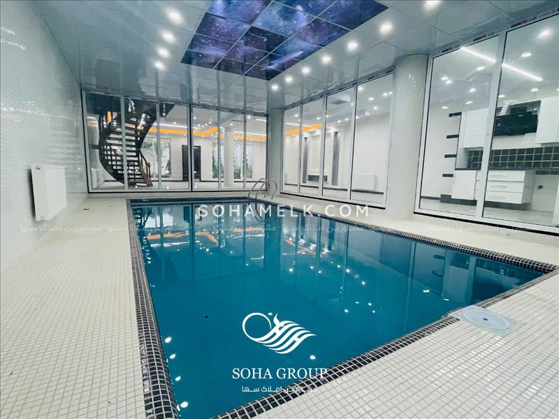 350متر باغ ویلا نقلی و دوبلکس با استخرسرپوشیده در لم آباد ملارد