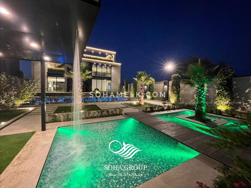 1000متر باغ ویلا با طراحی فوق العاده زیبا و مدرن درشهرک زعفرانیه  کردان کرج