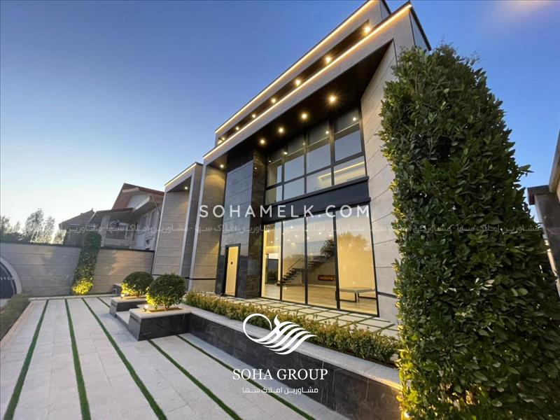 1000متر باغ ویلا با طراحی فوق العاده زیبا و مدرن درشهرک زعفرانیه  کردان کرج